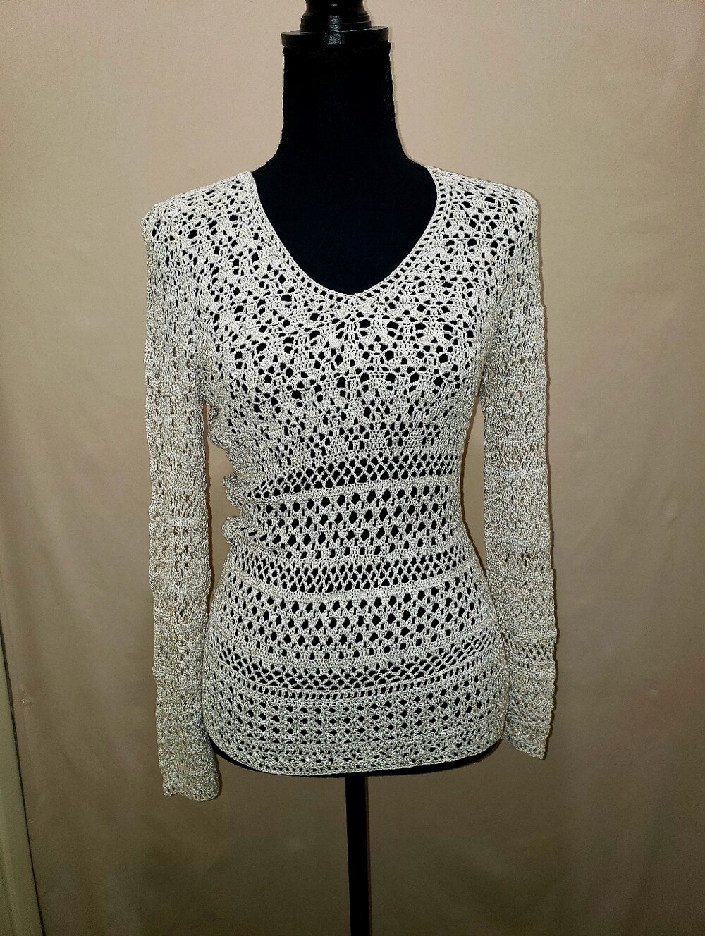 Y2K Intuitions Long Sleeve See Through Top